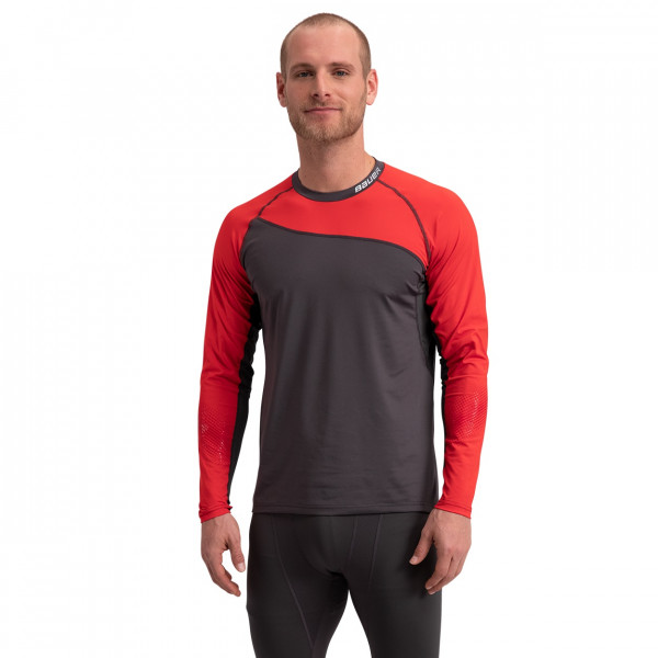 Нательное белье (майка с длинным рукавом) BAUER S19 PRO LS BL TOP