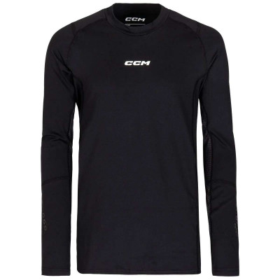 Нательное белье (майка с длинным рукавом) CCM COMPRESSION LS TOP WITH GEL